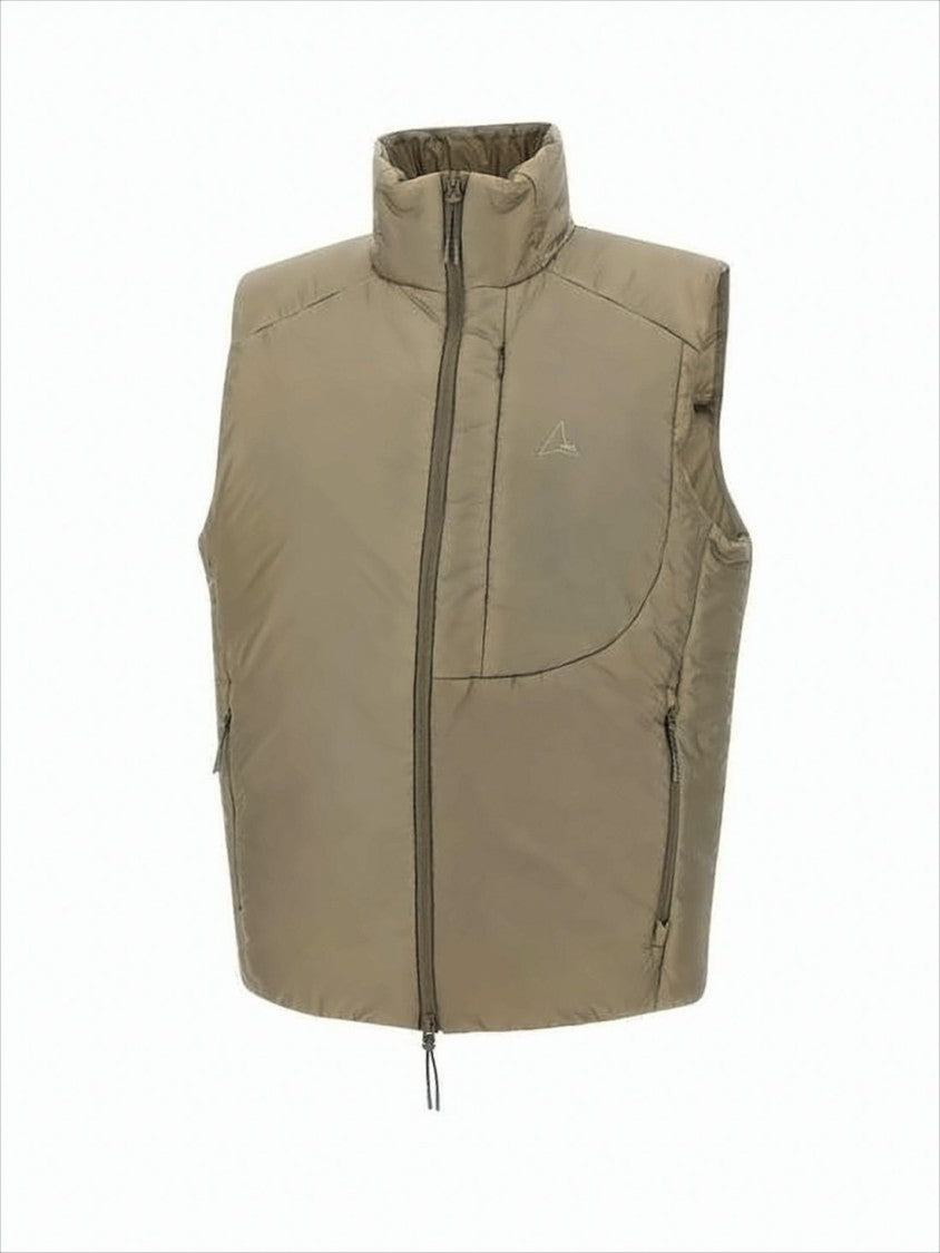 Roa High-Collar Sleeveless Vest With Minimalist Logo