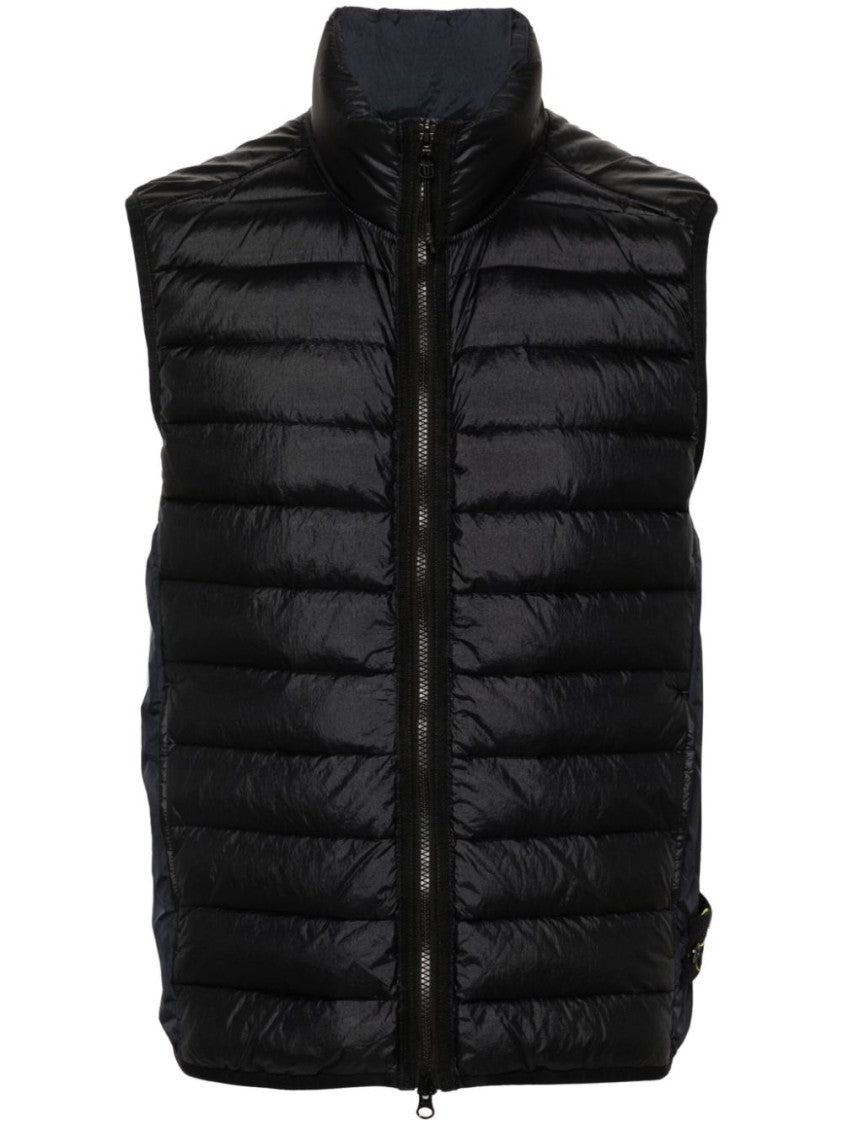 Stone Island Quilted Black Vest