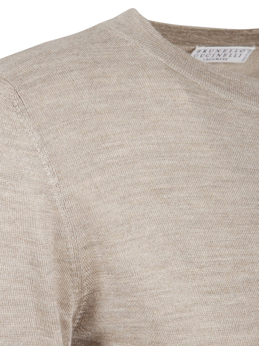 Brunello Cucinelli Fine Knit Sweater In Cashmere