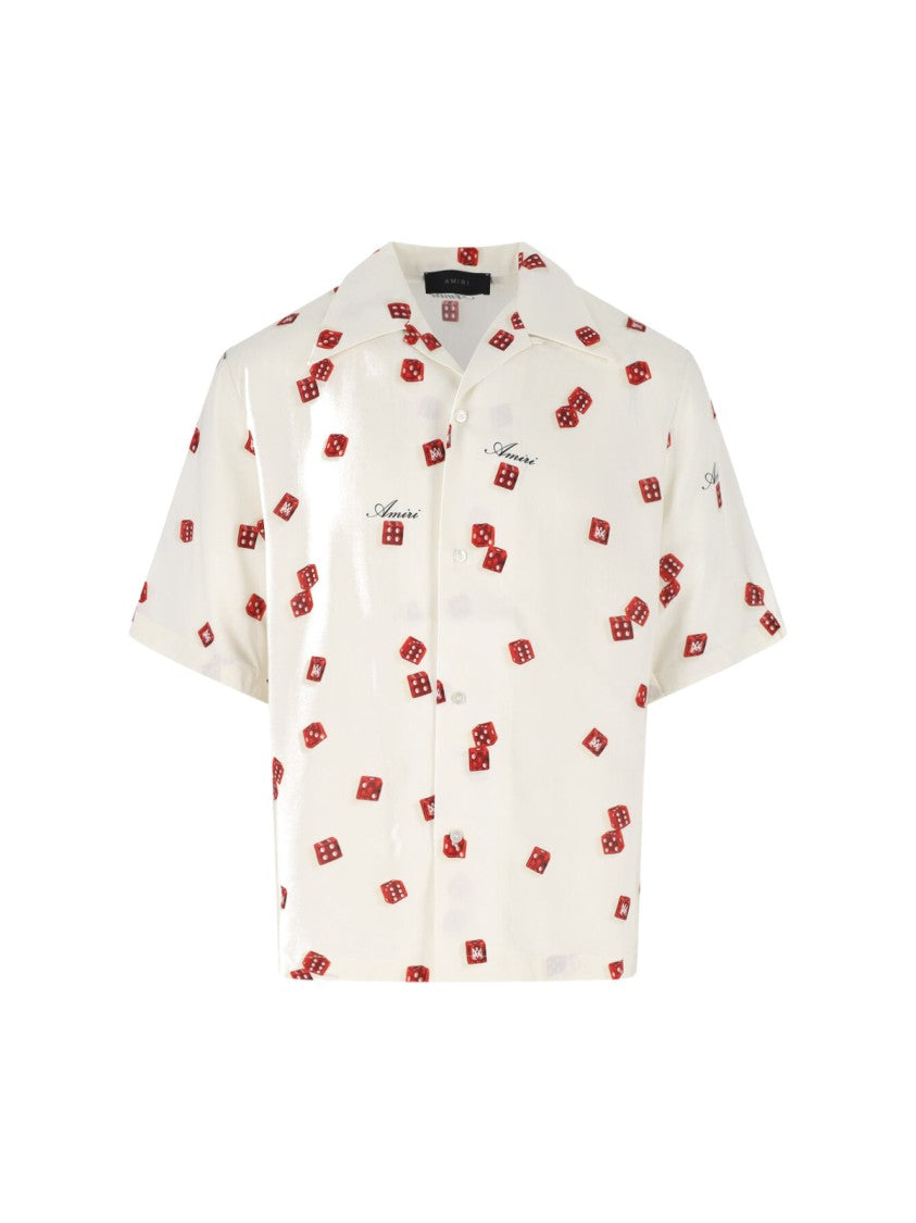 Amiri Dice' Bowling Shirt – Off-White