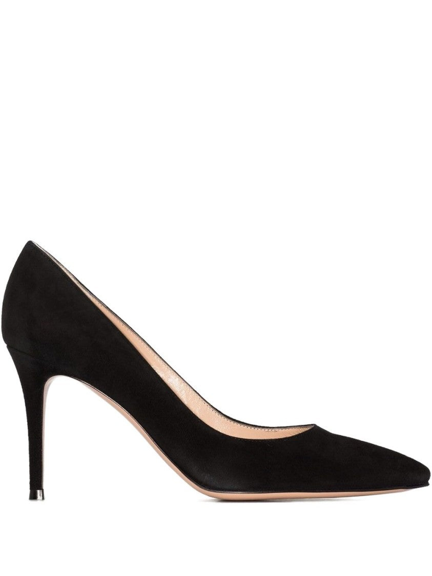 Gianvito Rossi Pointed Toe Suede Pumps