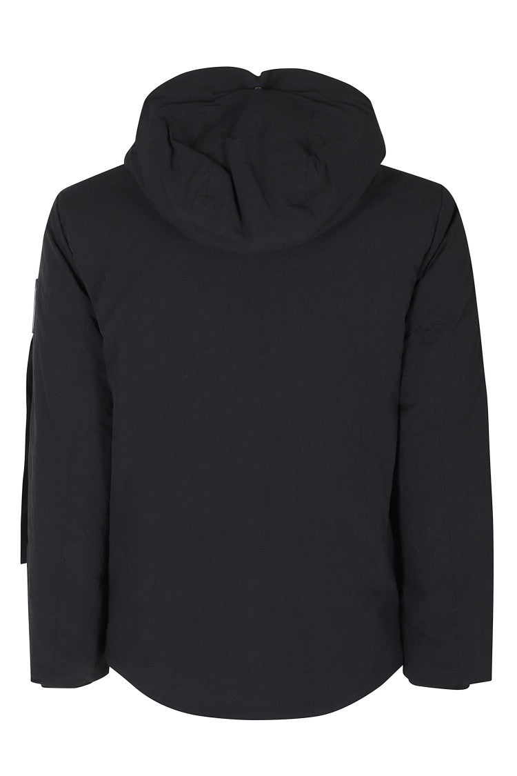 Outhere Technical Nylon Short Jacket With Fixed Hood And Zip Closure