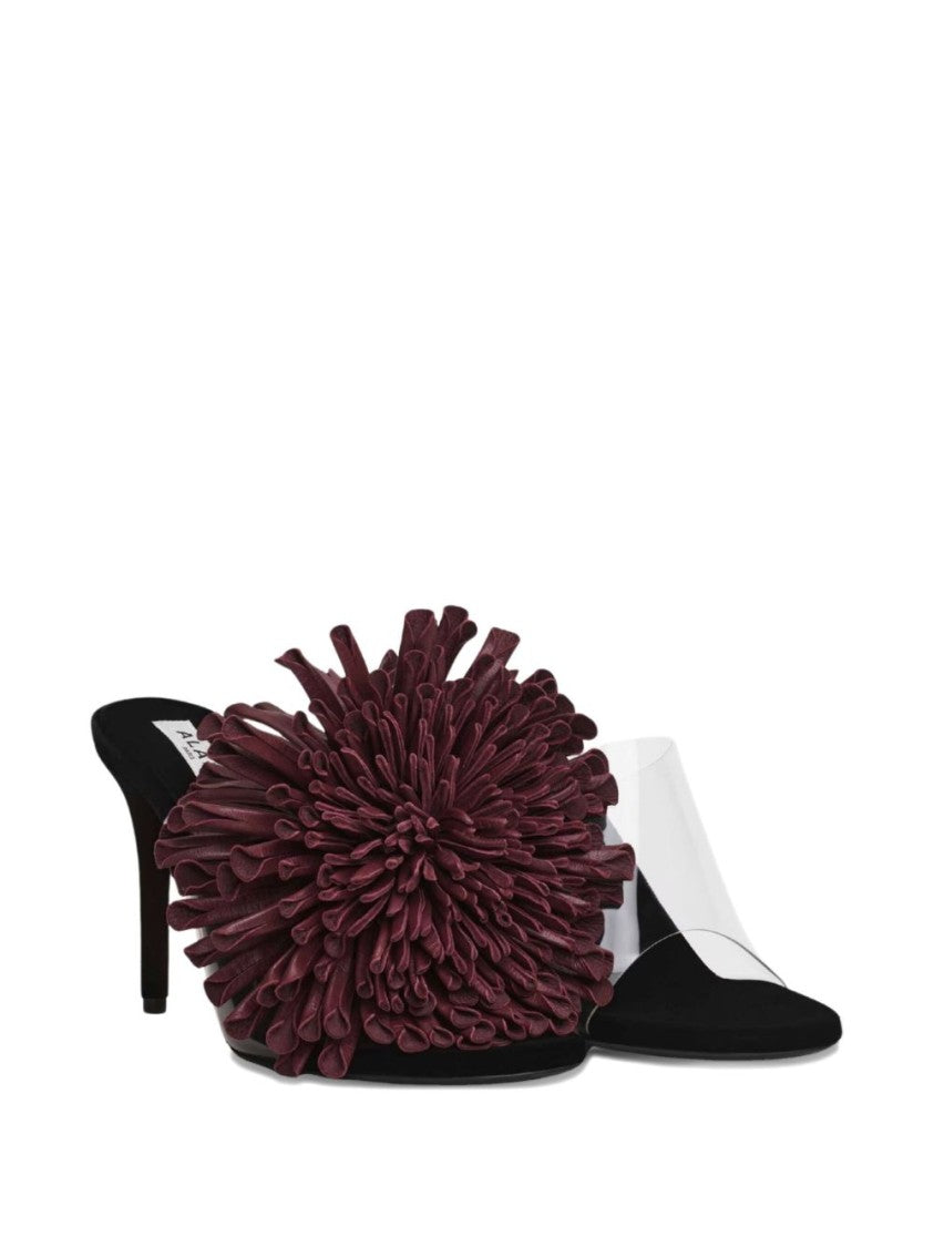 Alaïa Sandal With 3D Floral Detail