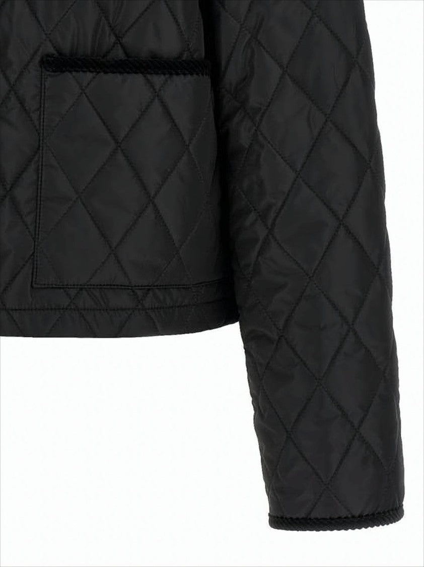 Burberry Cropped Quilted Jacket