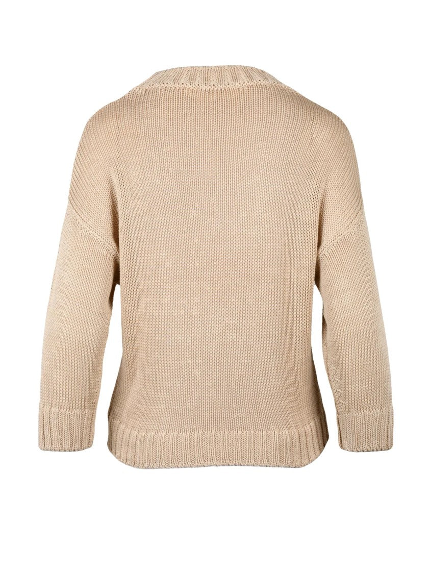 Slowear By Zanone Short Tricot Sweater - Beige