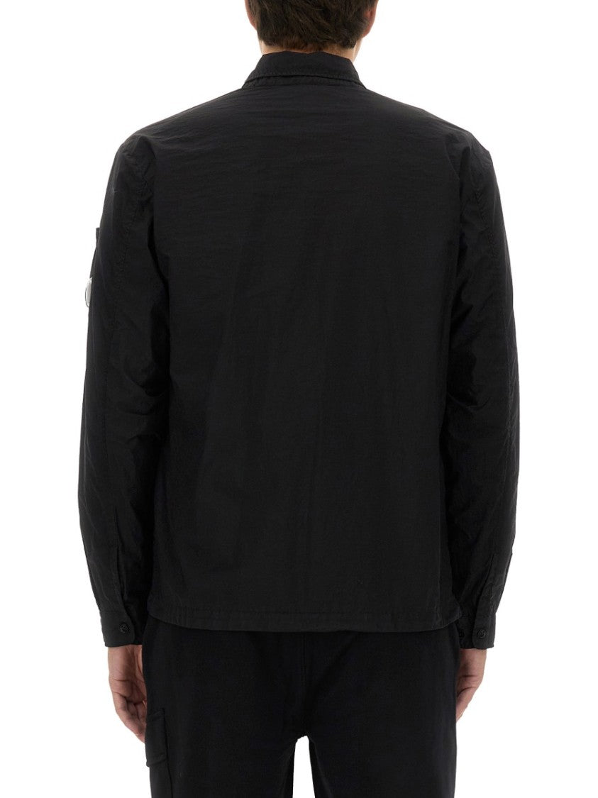 C.P. Company Relaxed Fit Black Oversize Shirt