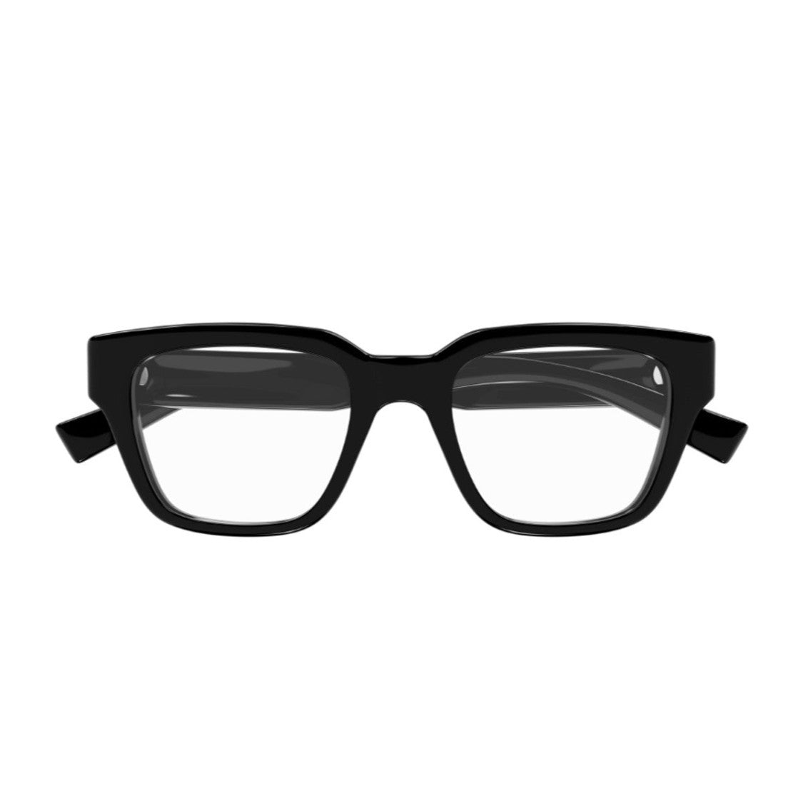 Saint Laurent Black Script Sl Logo Sl 804 Recycled Acetate Square Eyeglasses