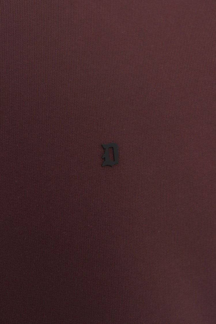 Dondup Burgundy Crew Neck Sweatshirt