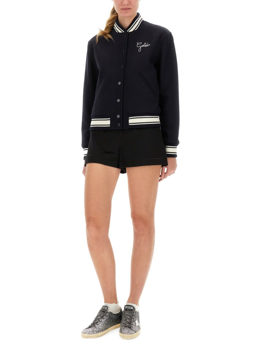 Golden Goose Cropped Bomber Jacket