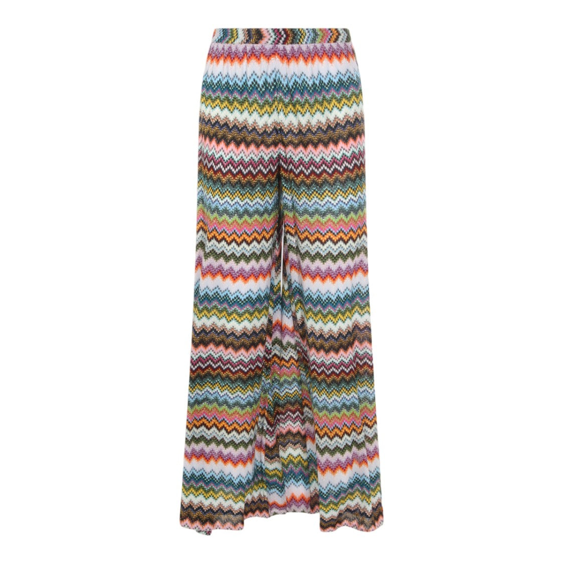 Missoni Wide-Leg Trousers With Zigzag Pattern