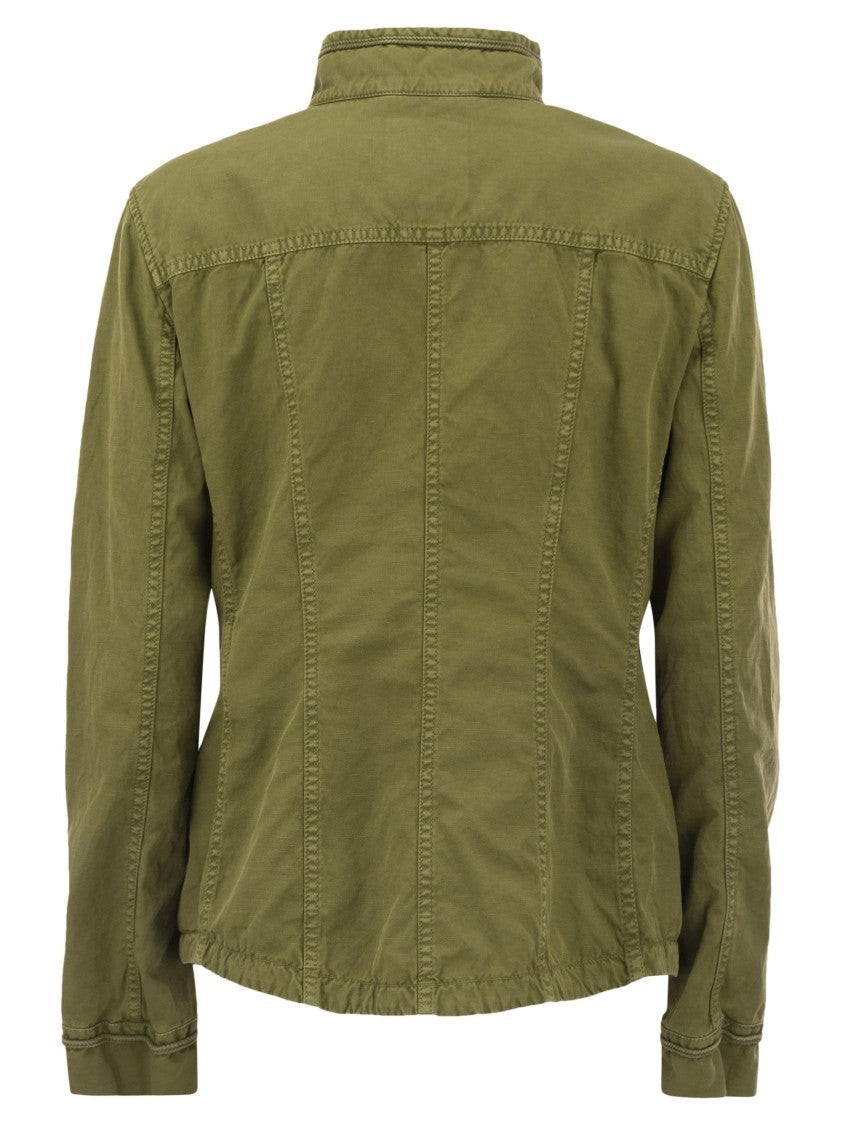 Fay Cotton And Linen Sahariana