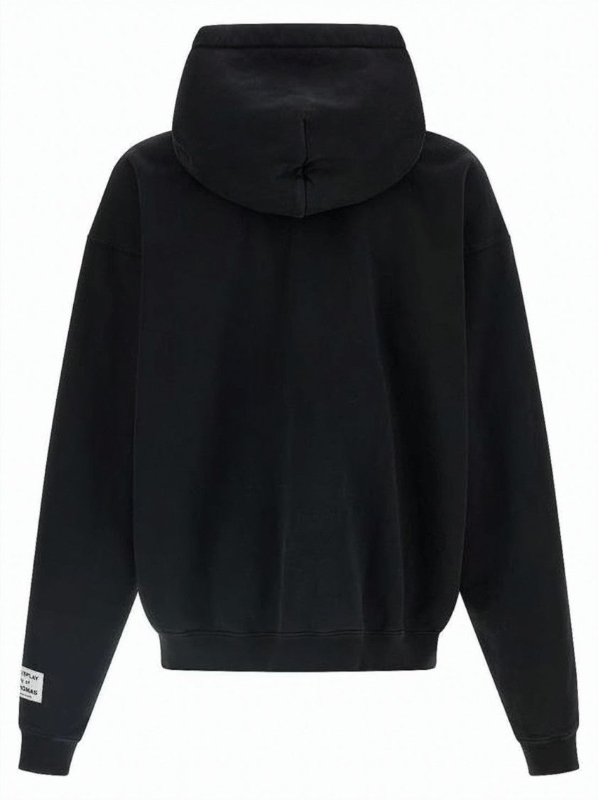 Gallery Dept. Black Zip-Up Hoodie With Bold Logo