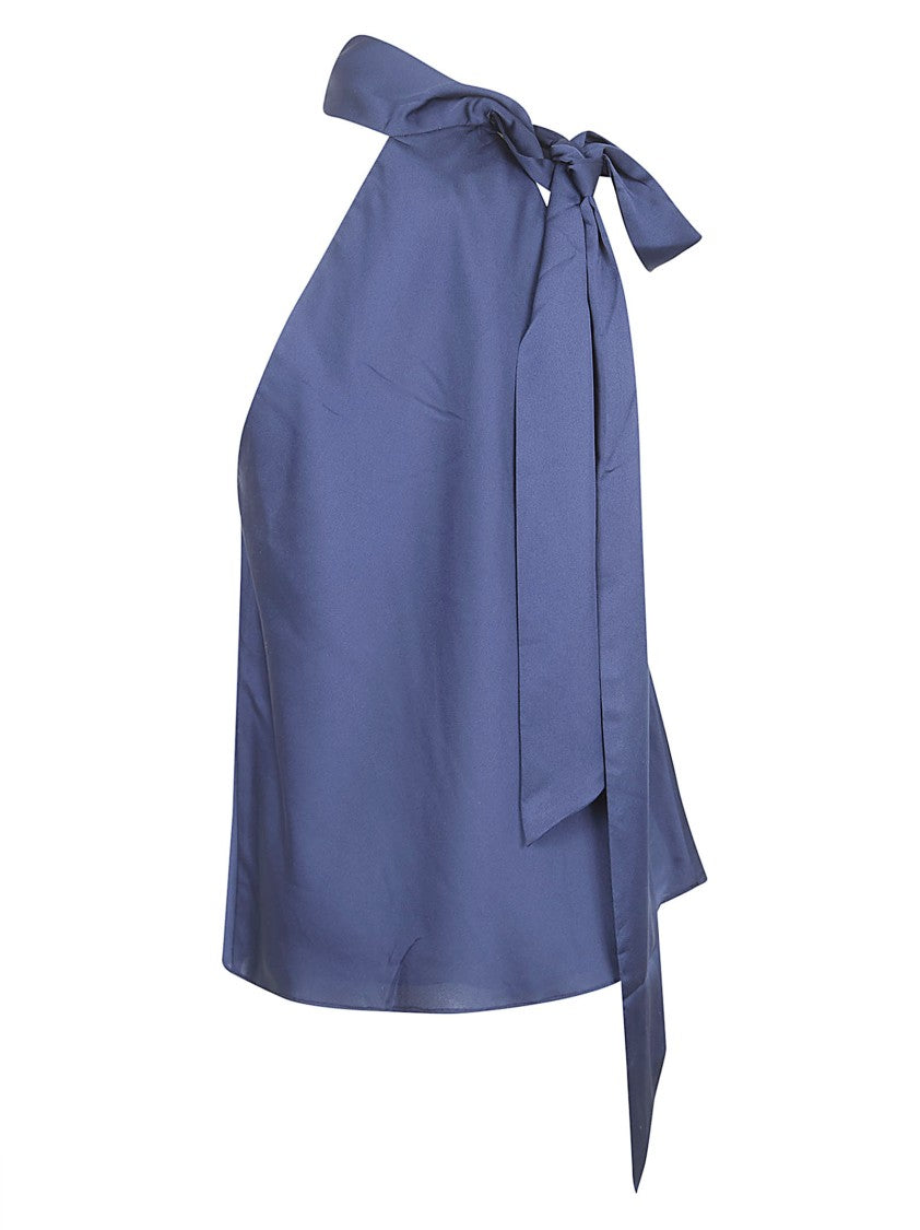 Lauren Ralph Lauren Navy Sleeveless Top