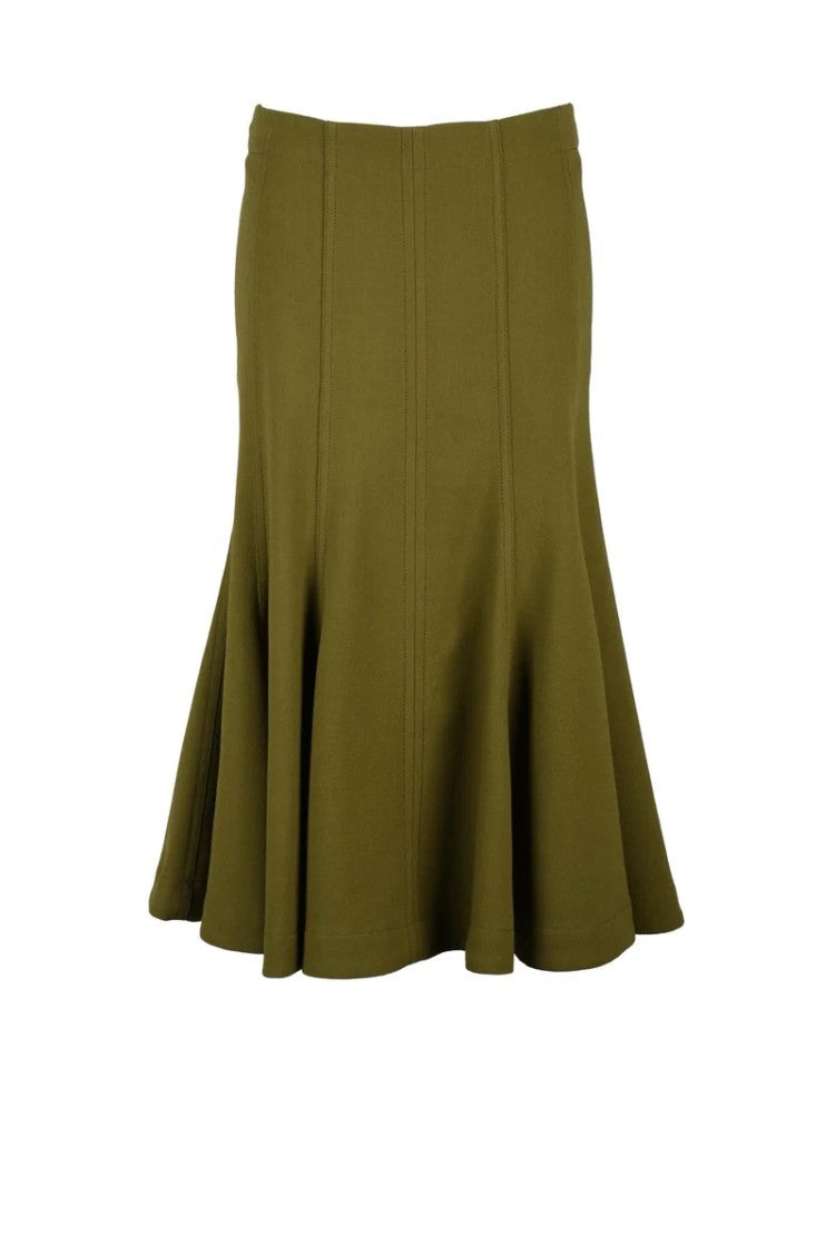 Bottega Veneta Long Mermaid Skirt - Green
