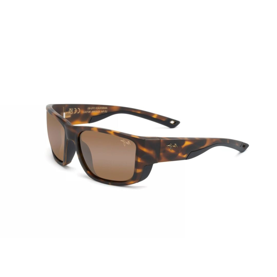 Maui Jim Tortoiseshell Mj0896s Rectangular Sunglasses