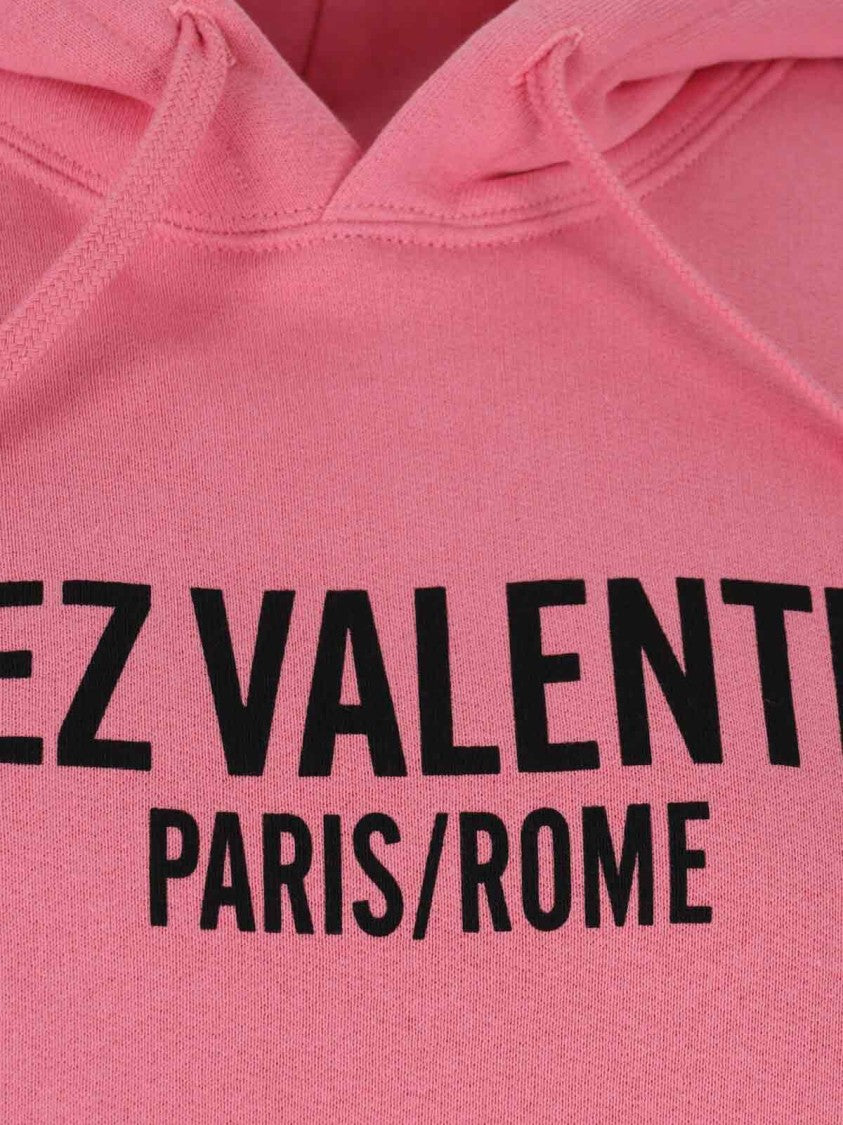 Valentino Logo Hoodie – Pink