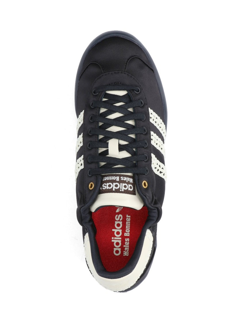 Adidas X Wales Bonner "Kalintha" Sneakers, In Black Fabric, Round Toe
