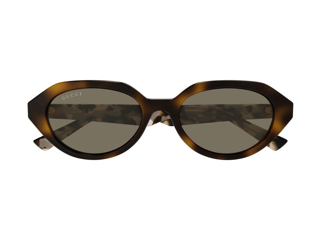 Gucci Tortoiseshell Gg2178s Geometric Sunglasses