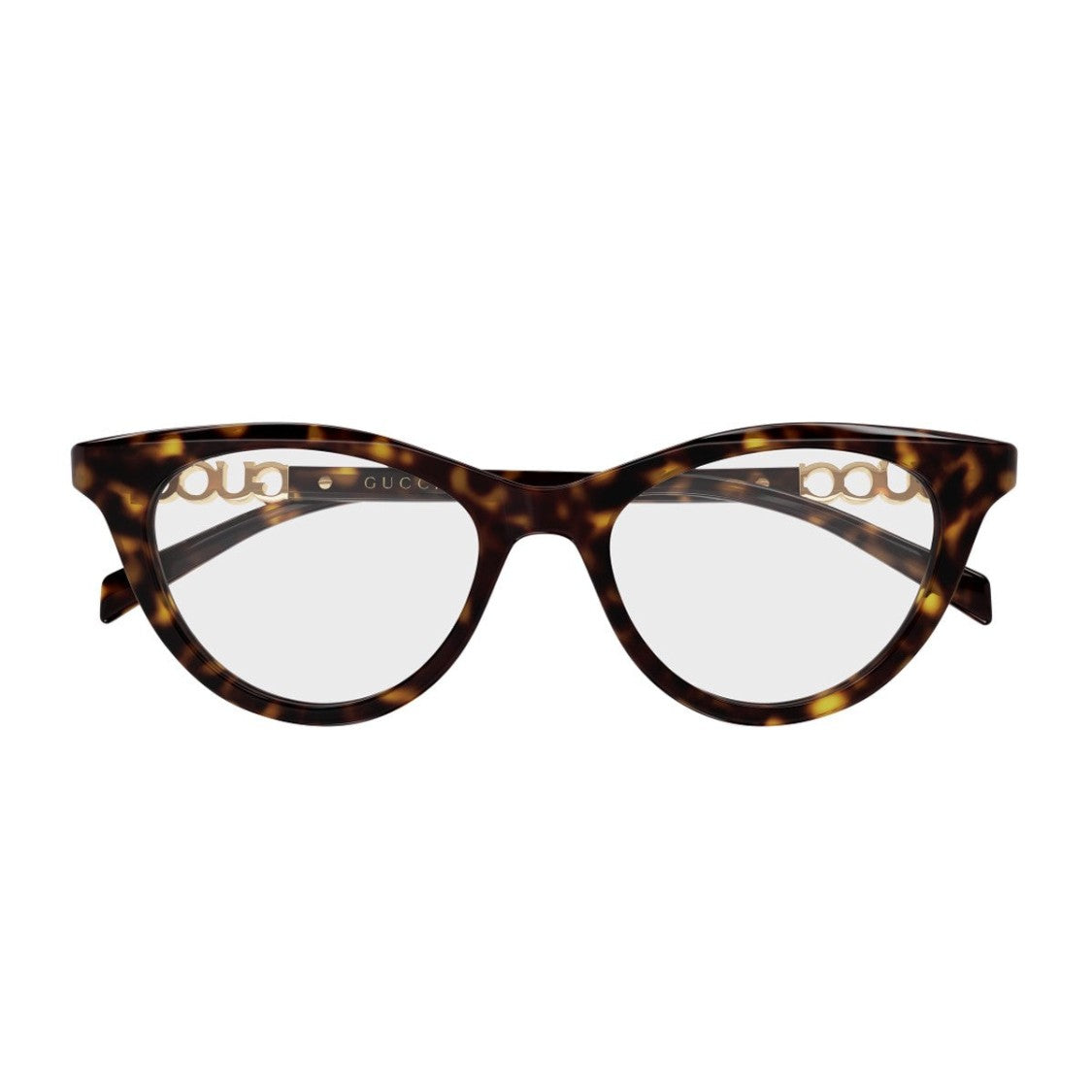 Gucci Havana Gg2034o Recycled Acetate Butterfly Eyeglasses