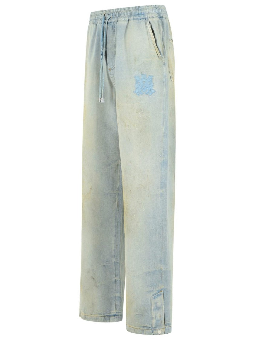 Amiri Light Blue Cotton Jeans