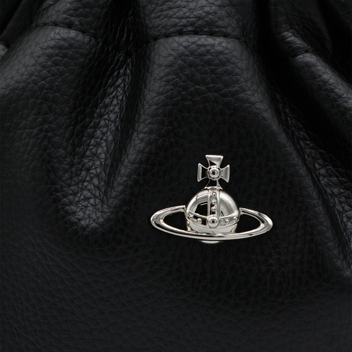 Vivienne Westwood Padded Handle Drawstring Bag With Structured Silhouette