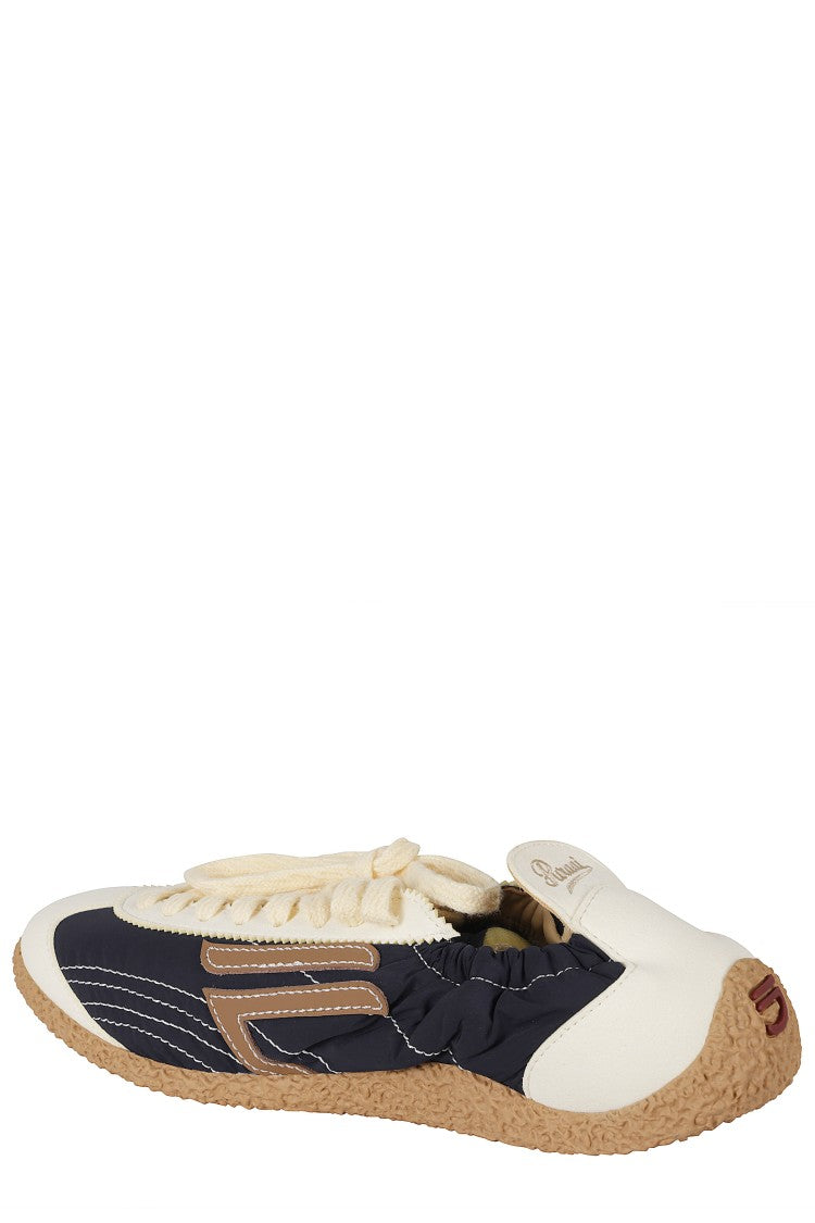 Puraai 9.01 Corsa Running Fabric-Leather Sneakers