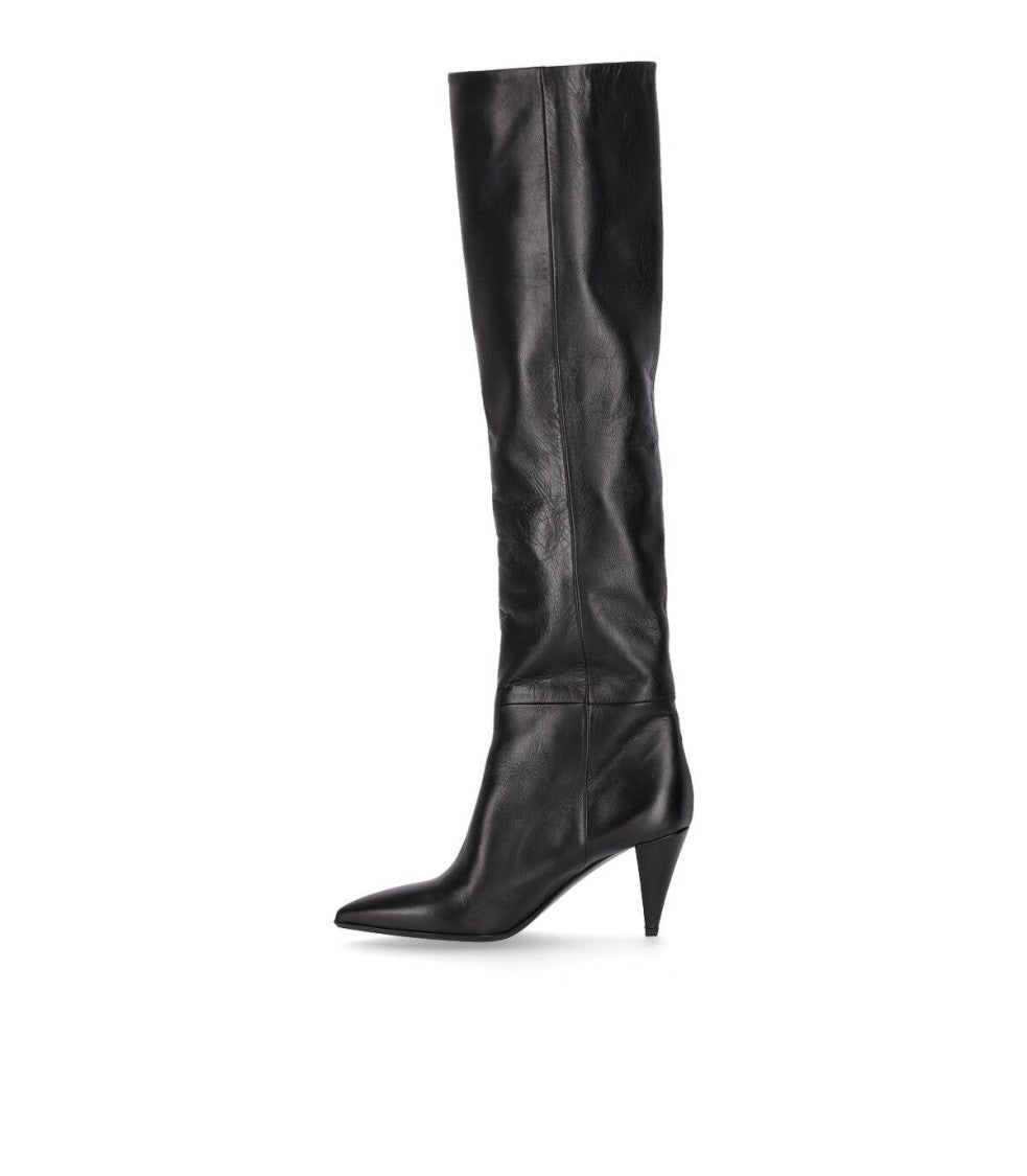Strategia Scout Black Heeled High Boot