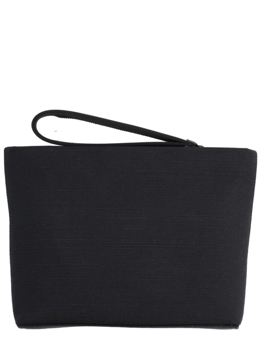 Givenchy Logo Cotton-Linen Minimalist Clutch