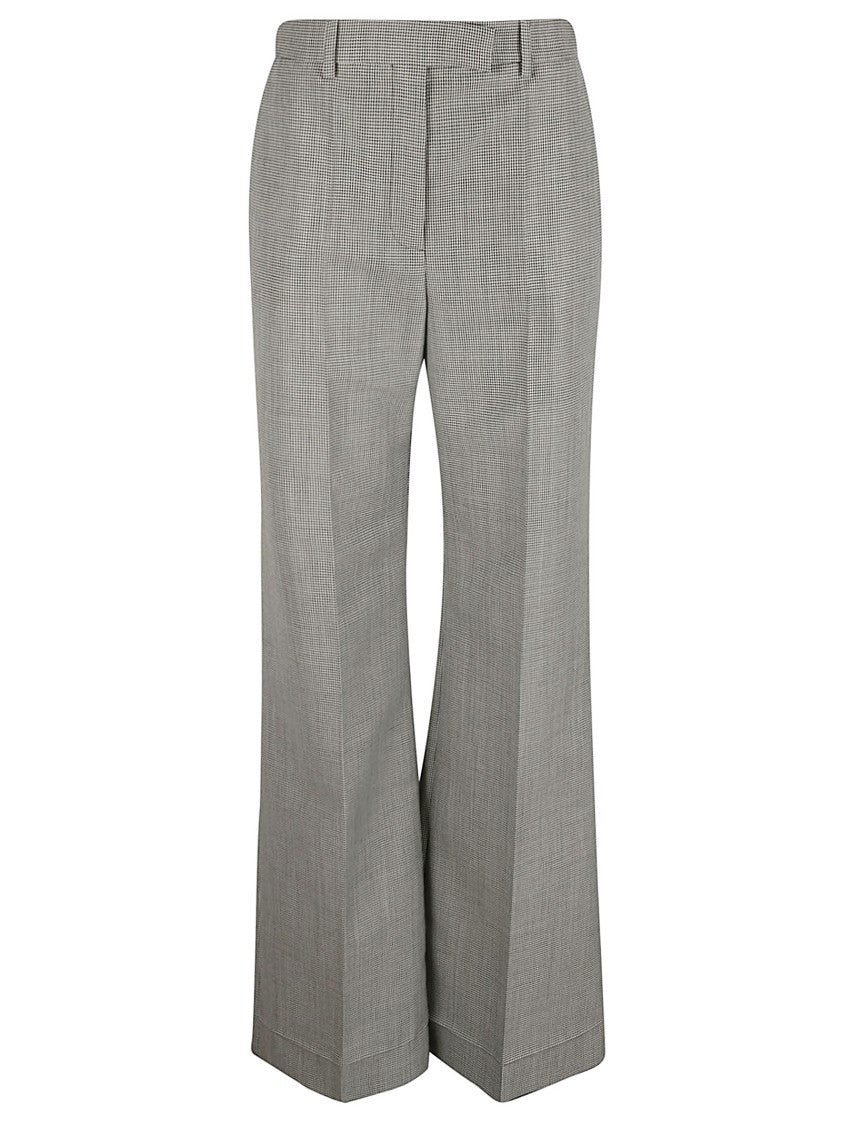 Valentino Garavani Dogtooth Check Trousers With Pleated Front