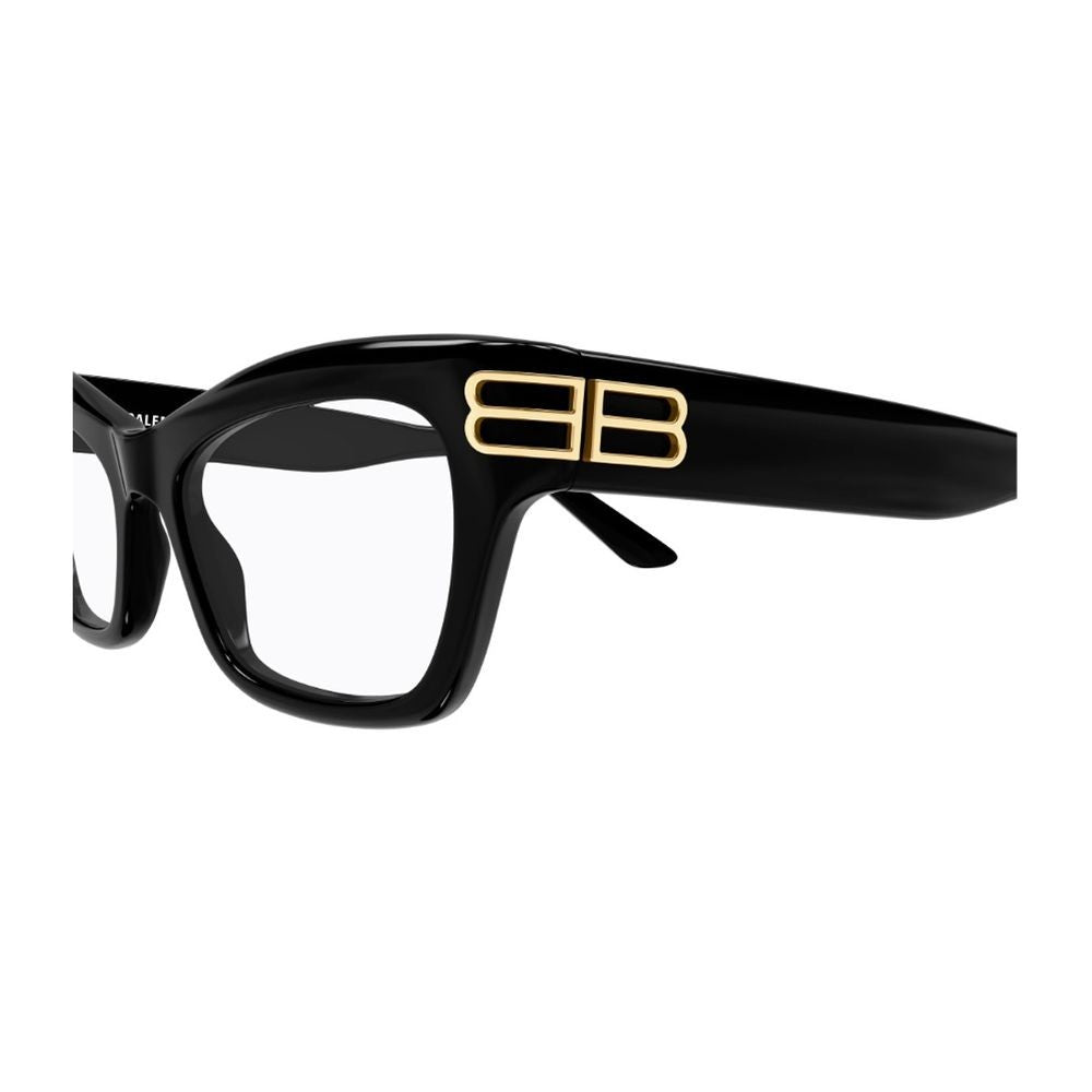 Balenciaga Bb0435o Everyday Line Cat-Eye Black Acetate Optical Frames