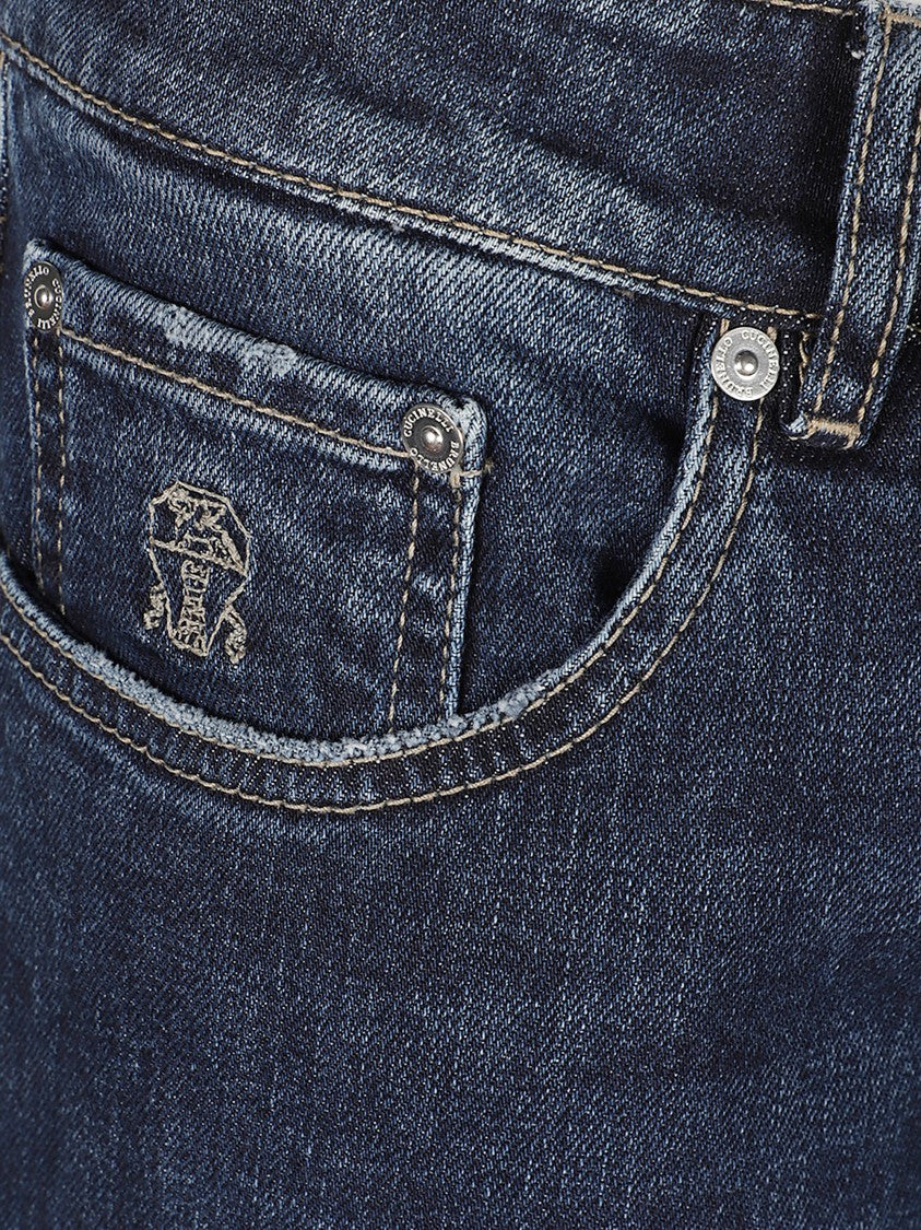 Brunello Cucinelli Mid-Rise Straight-Leg Jeans With Classic Five-Pocket Design