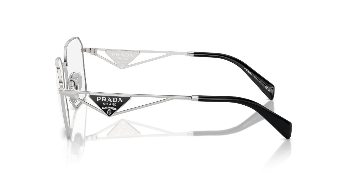 Prada 0Pr A51v Geometric Oversized Square Frame Prada Eyeglasses