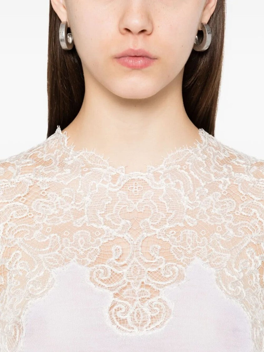 Ermanno Scervino Long Sleeve Merino Sweater