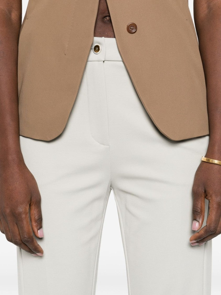 Pinko Straight-Leg Trousers With Tailored Fit And Subtle Sheen