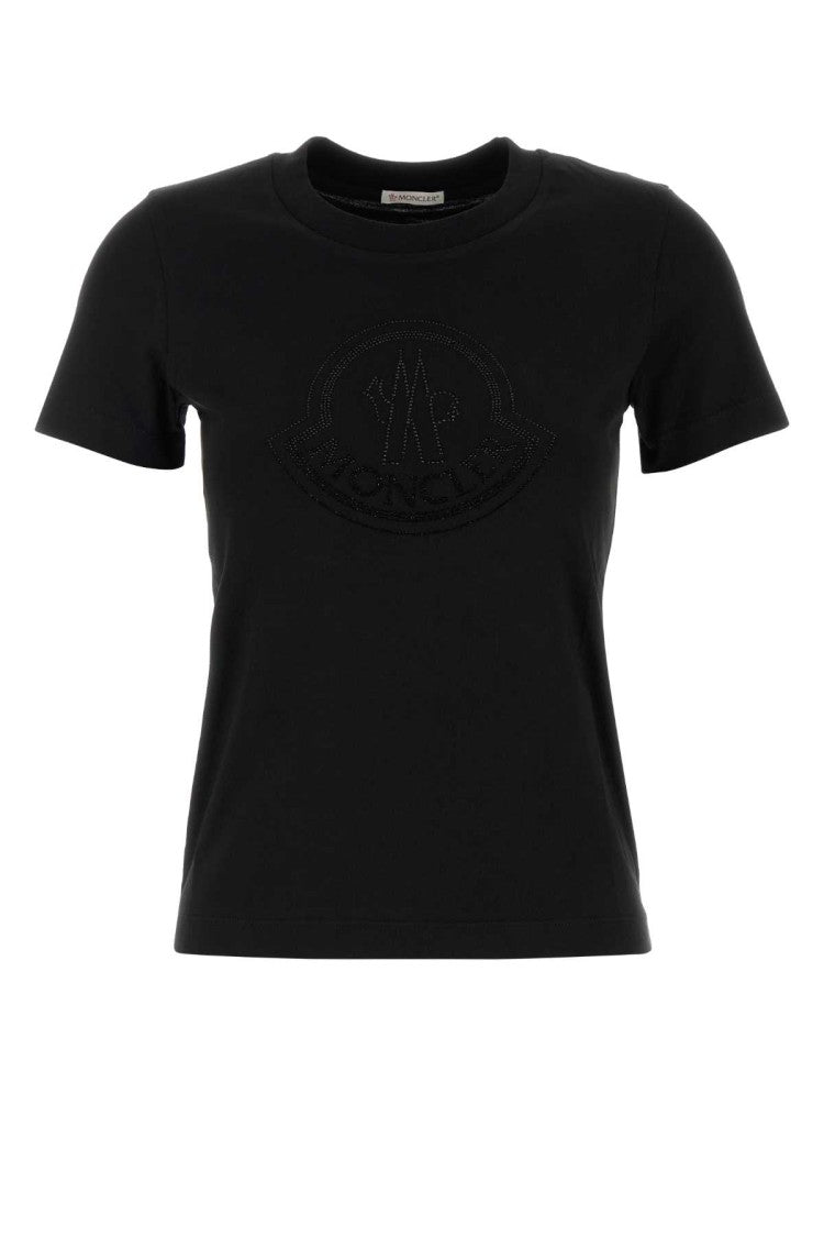 Moncler Black Cotton T-Shirt