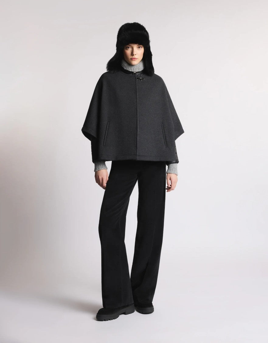 Fay Double-Face Wool Cape