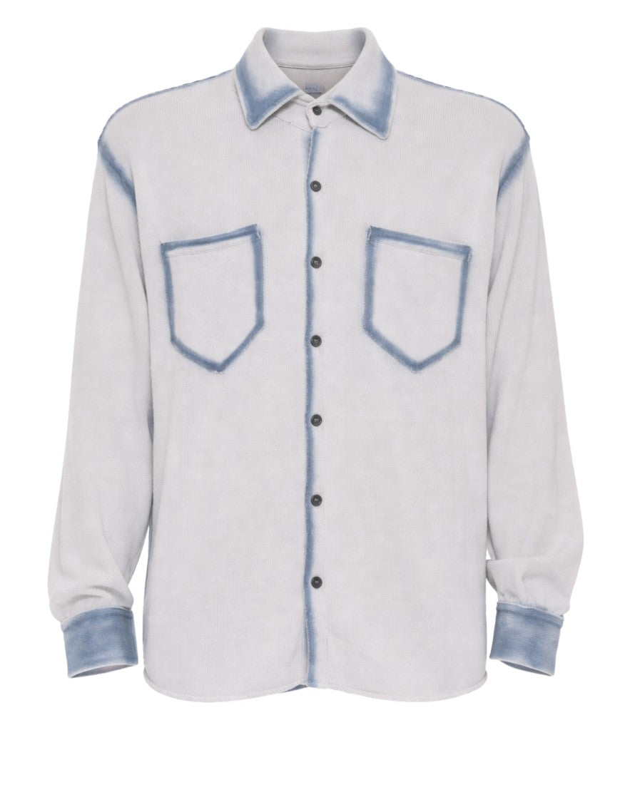 Atomofactory Men’S Washed Cotton Shirt