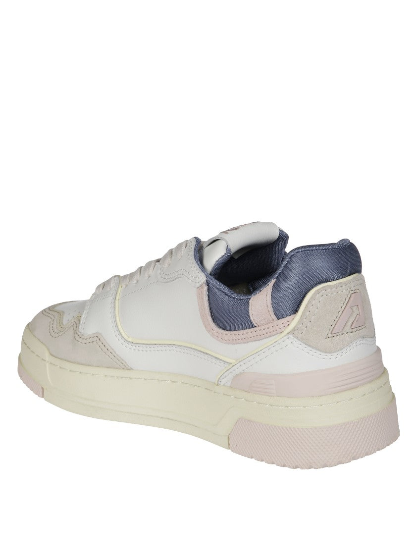 Autry Low-Top White Sneakers With Vintage Accents