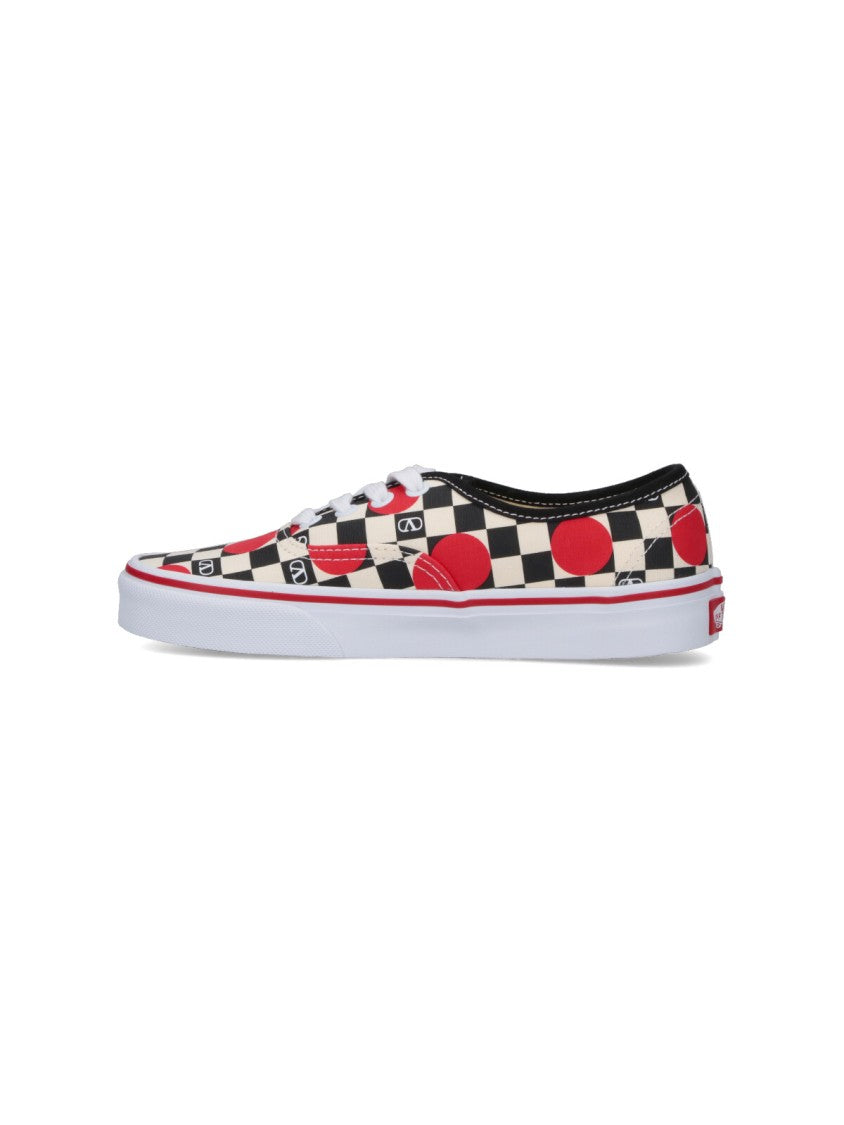 Valentino Garavani Low-Top Sneakers With Checkerboard Design
