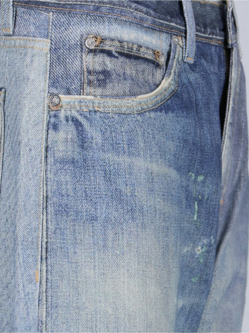 Our Legacy Light Blue Digital Print Denim Jeans
