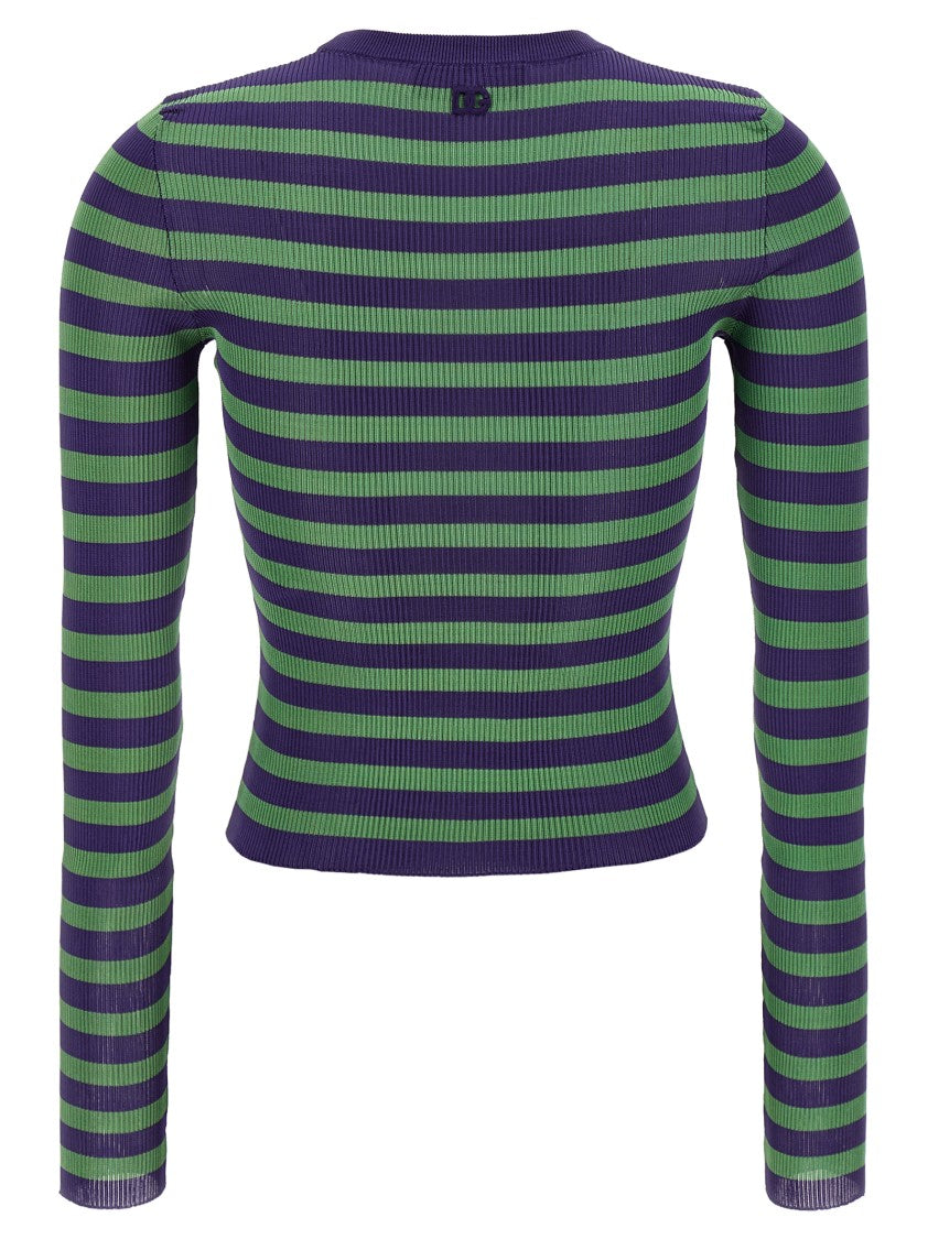 Dolce & Gabbana Striped Viscose Sweater