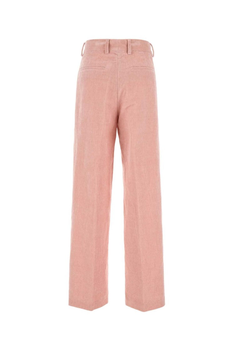 Dries Van Noten Pink Velvet Pixy Pant