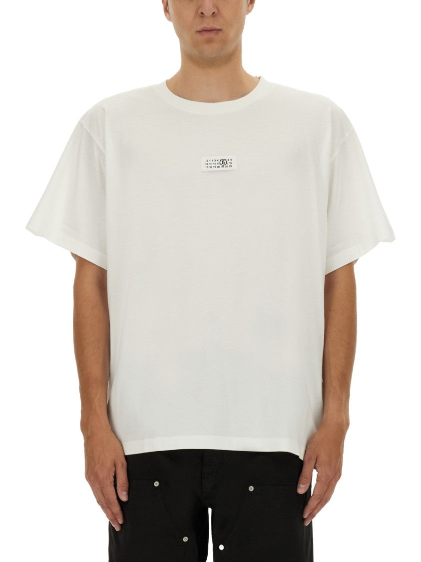 Mm6 By Maison Margiela Minimalist Logo Short Sleeve T-Shirt