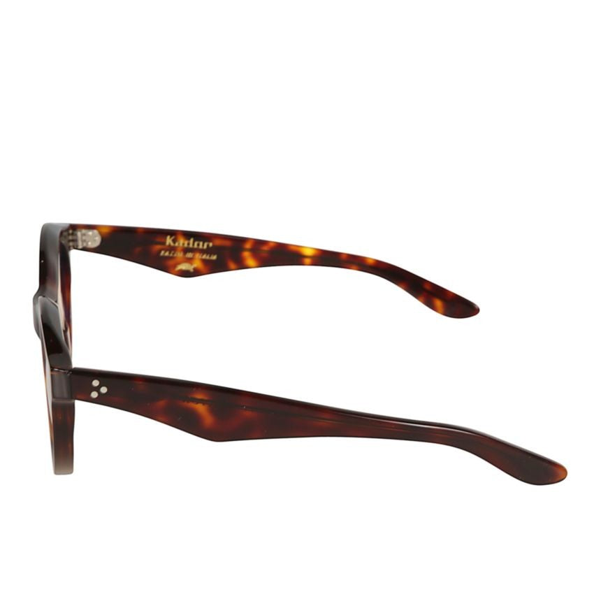 Kador Thick Rounded Tortoiseshell Sunglasses With Gradient Lenses