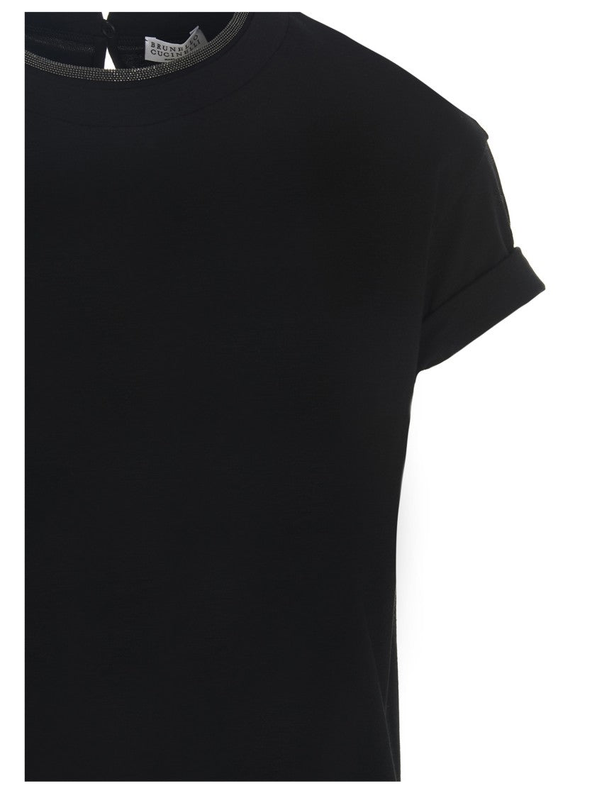 Brunello Cucinelli Monile Crew-Neck T-Shirt