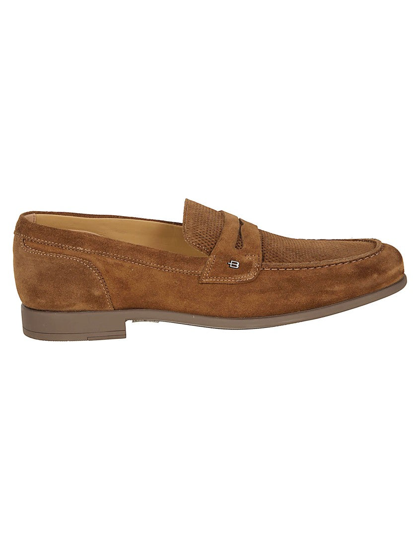 Baldinini Brown Suede Loafers