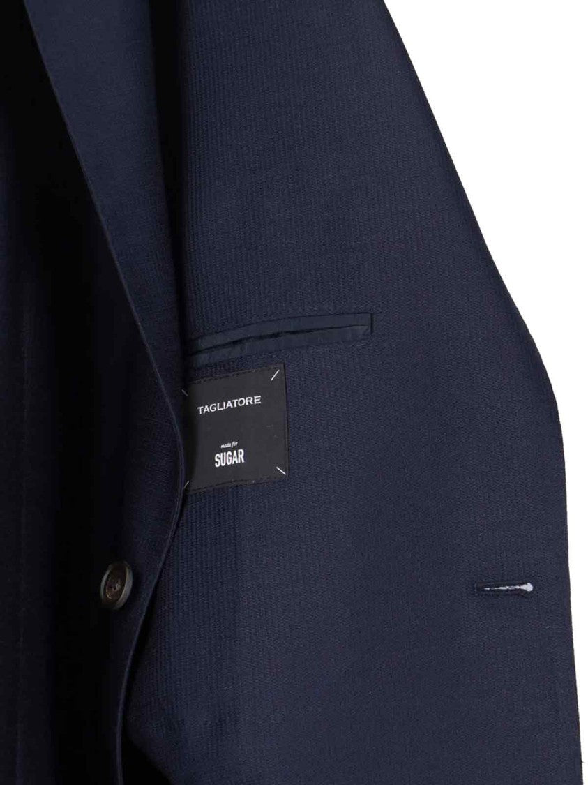 Tagliatore Single-Breasted Blazer – Blue