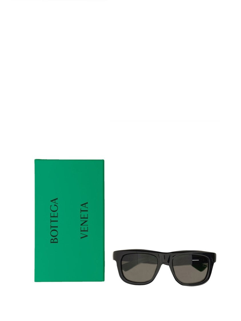 Bottega Veneta Bold Square Injected Sunglasses With Minimalist Design