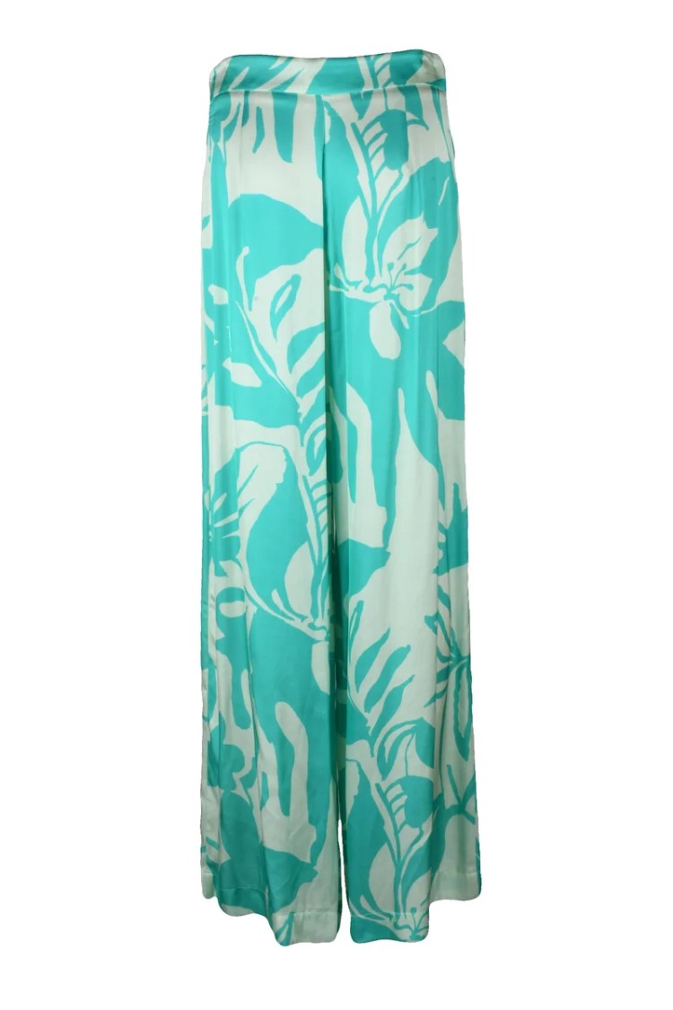Ottod'ame Wide-Leg Trousers With Fluid Drape