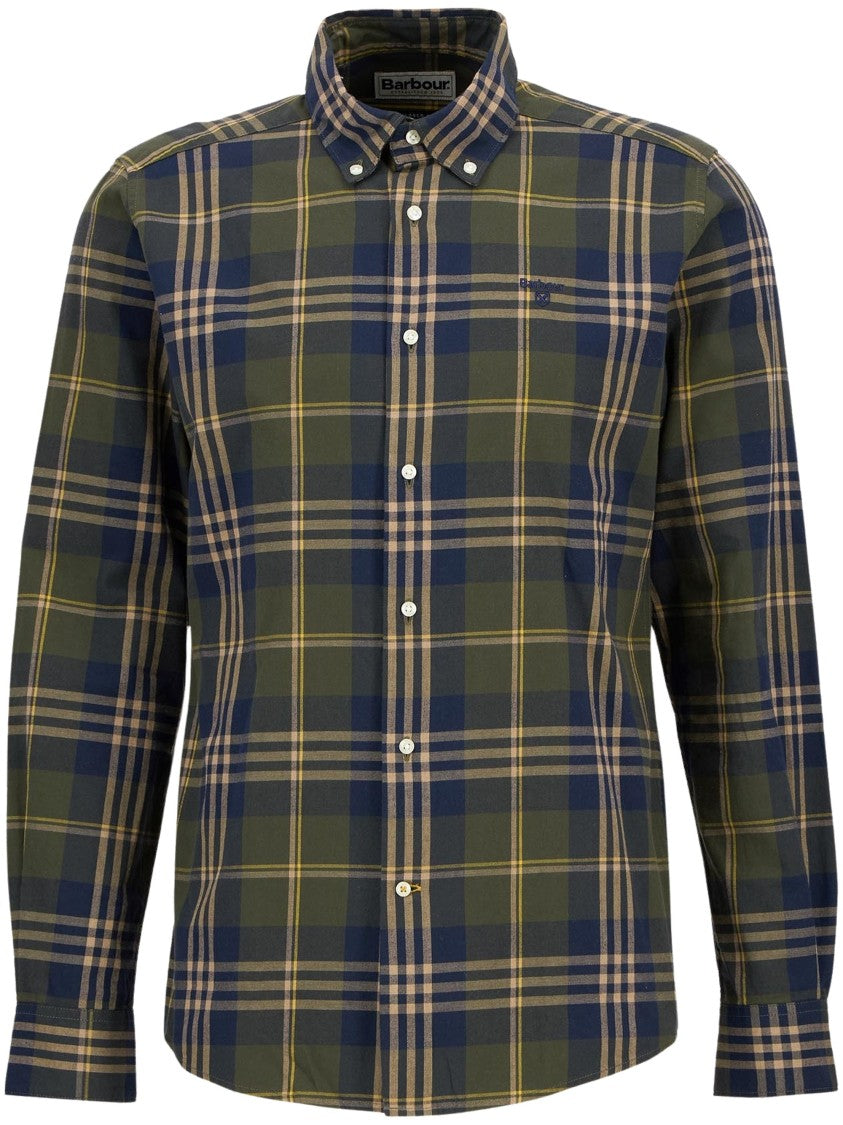 Barbour Edgar Tailored Plaid Long-Sleeve Shirt